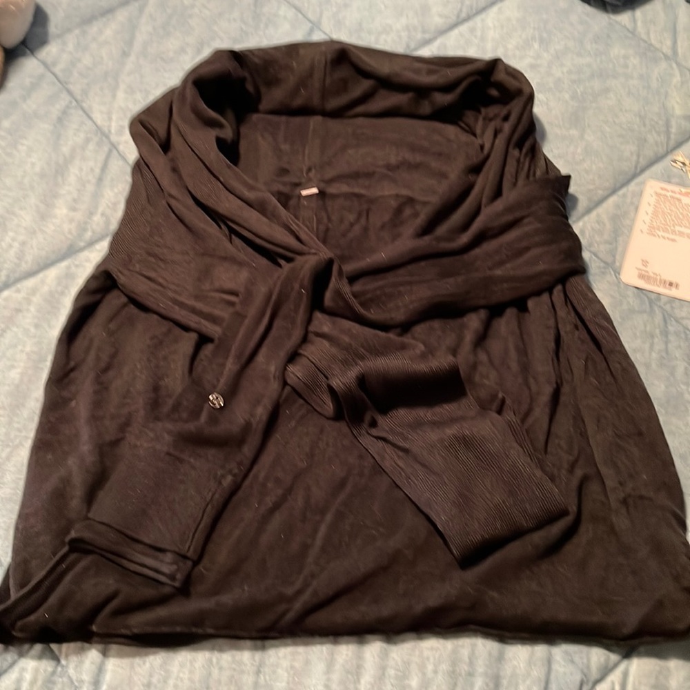 Lululemon iconic wrap heathered black size 10